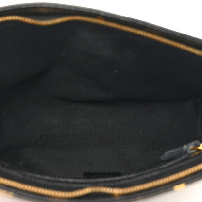 MCM Gradation Visetos Zip Pouch Black Gold 5 of 6