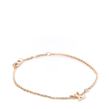 Louis Vuitton 18K Yellow Gold Diamond Idylle Blossom LV Bracelet 1 of 6