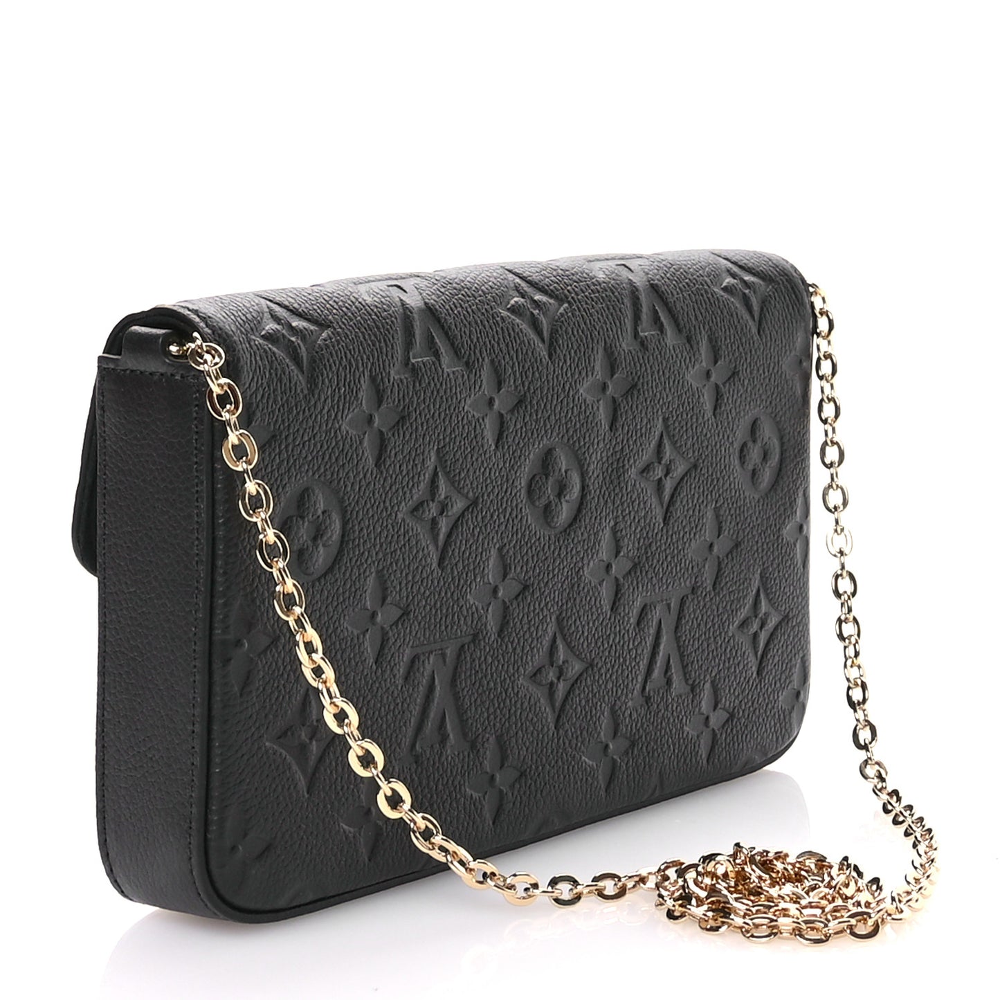 Empreinte Pochette Felicie Chain Wallet Black