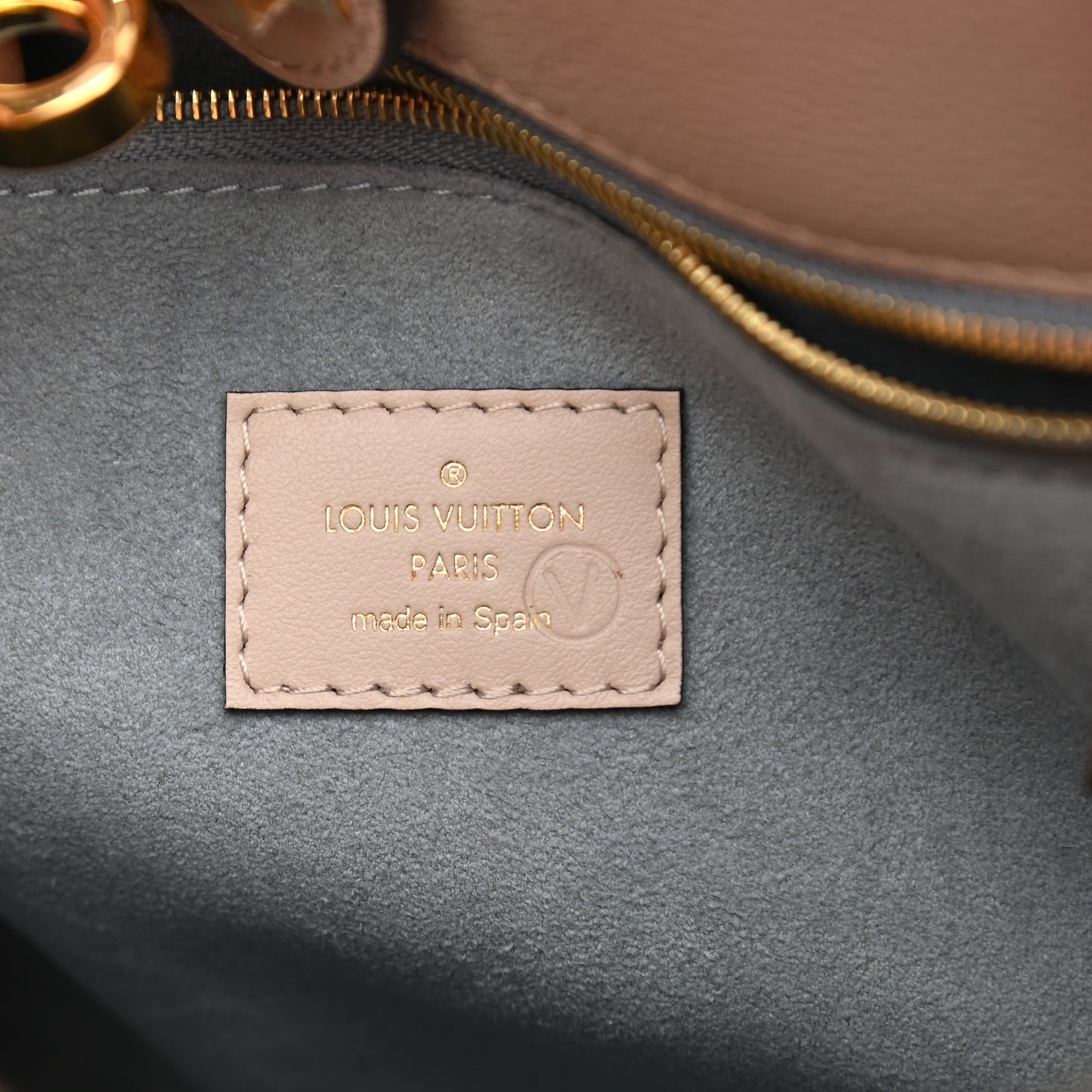 Calfskin Monogram On My Side PM Greige