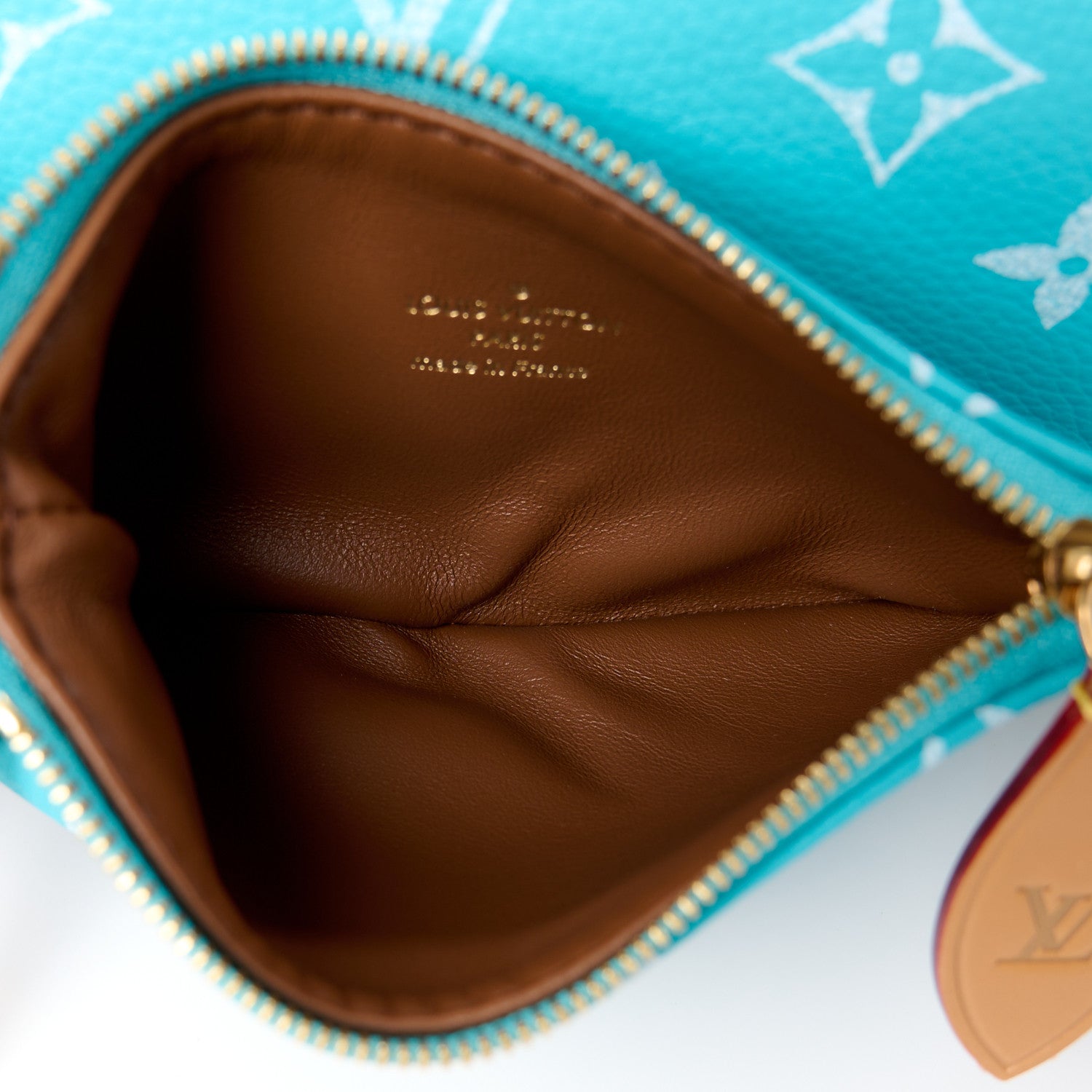 Louis Vuitton Calfskin Monogram Speedy P9 Bandouliere 25 Turquoise 11 of 17