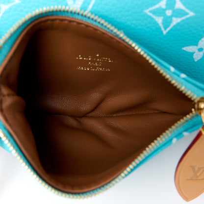Louis Vuitton Calfskin Monogram Speedy P9 Bandouliere 25 Turquoise 11 of 17