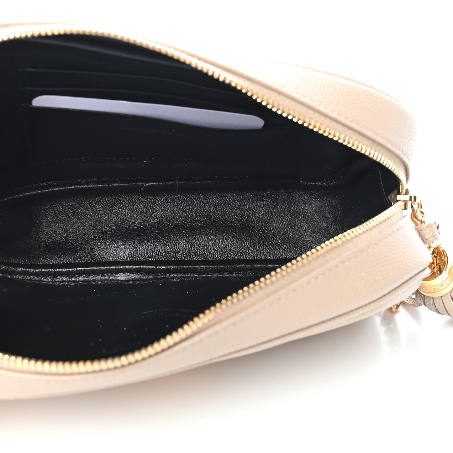 Grain De Poudre Matelasse Monogram Mini Lou Camera Bag Dark Beige