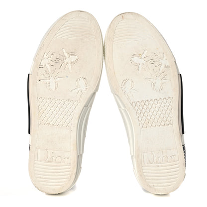 Christian Dior Canvas Leopard Print Womens B23 High Top Sneakers 39 White 5 of 10