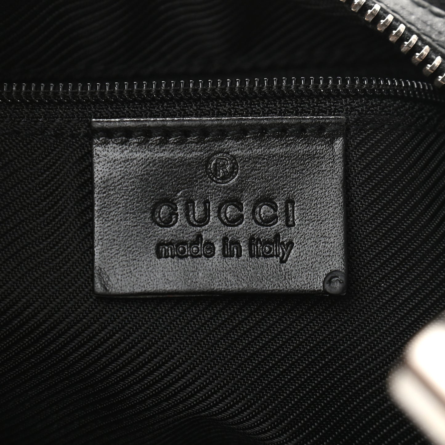 Monogram GG Small Clasp Hobo Black