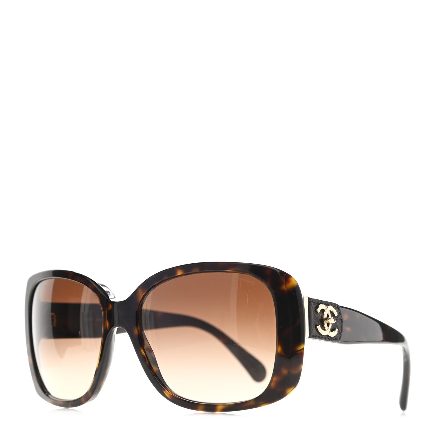 Chanel Acetate CC Turnlock Sunglasses 5234 Q Tortoise 1 of 6