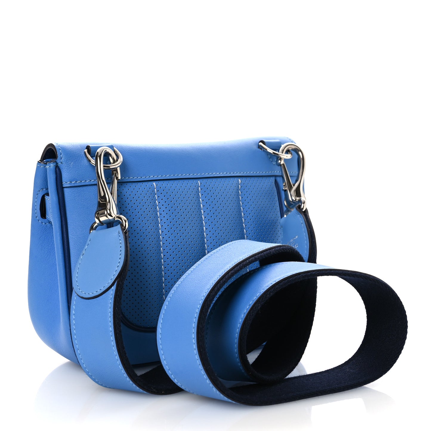 Veau Swift Mini Sac Berline Bleu Paradis Bleu Saphir