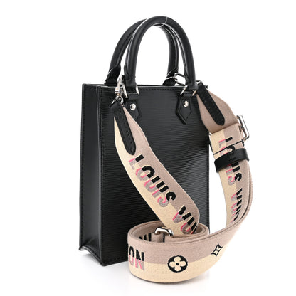 Louis Vuitton Epi Jacquard Petit Sac Plat Black 3 of 9