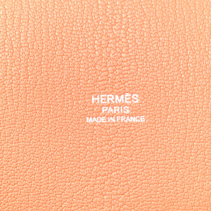 Hermes Taurillon Clemence Jypsiere 28 Orange 6 of 10