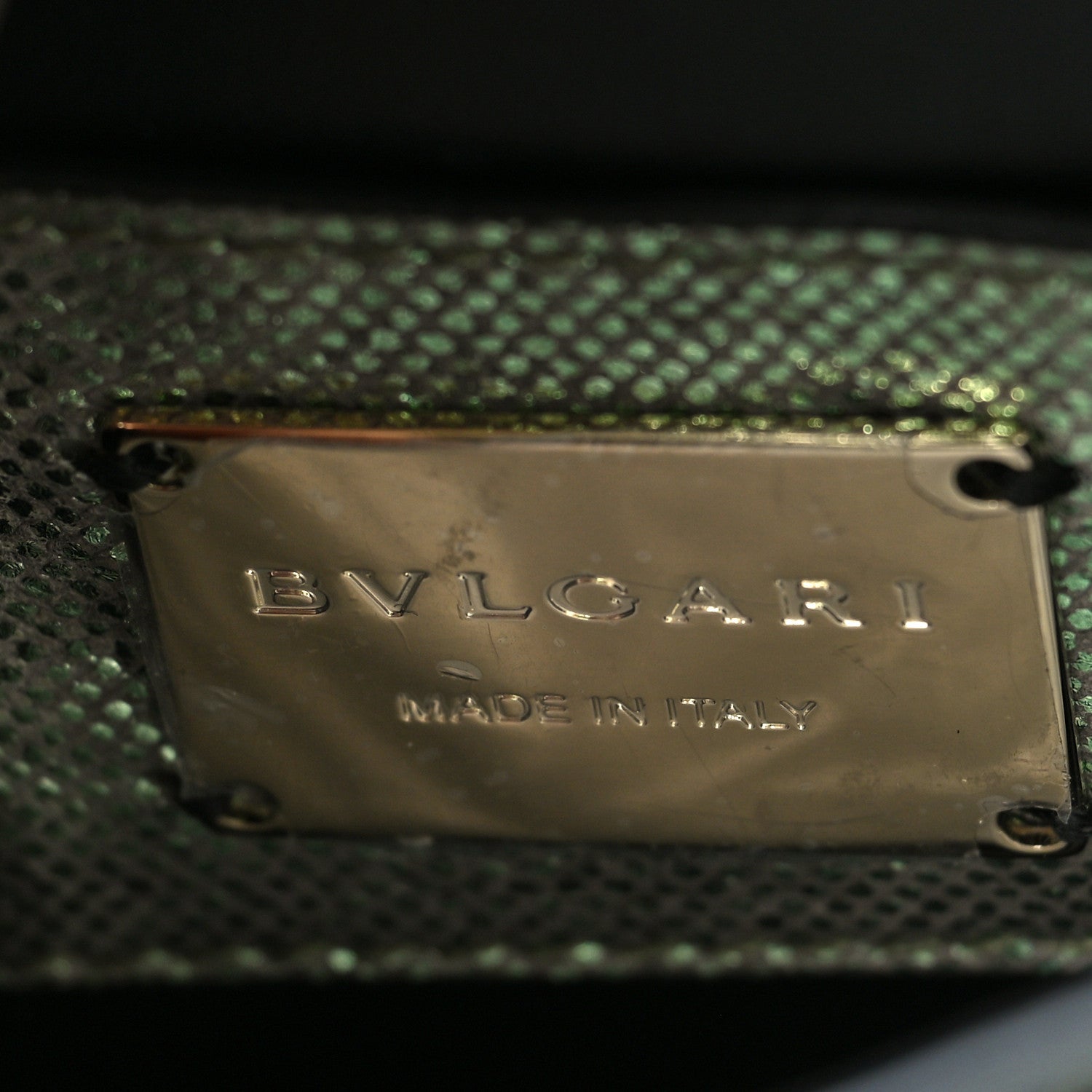Bulgari Karung Serpenti Forever Crossbody Green 6 of 10
