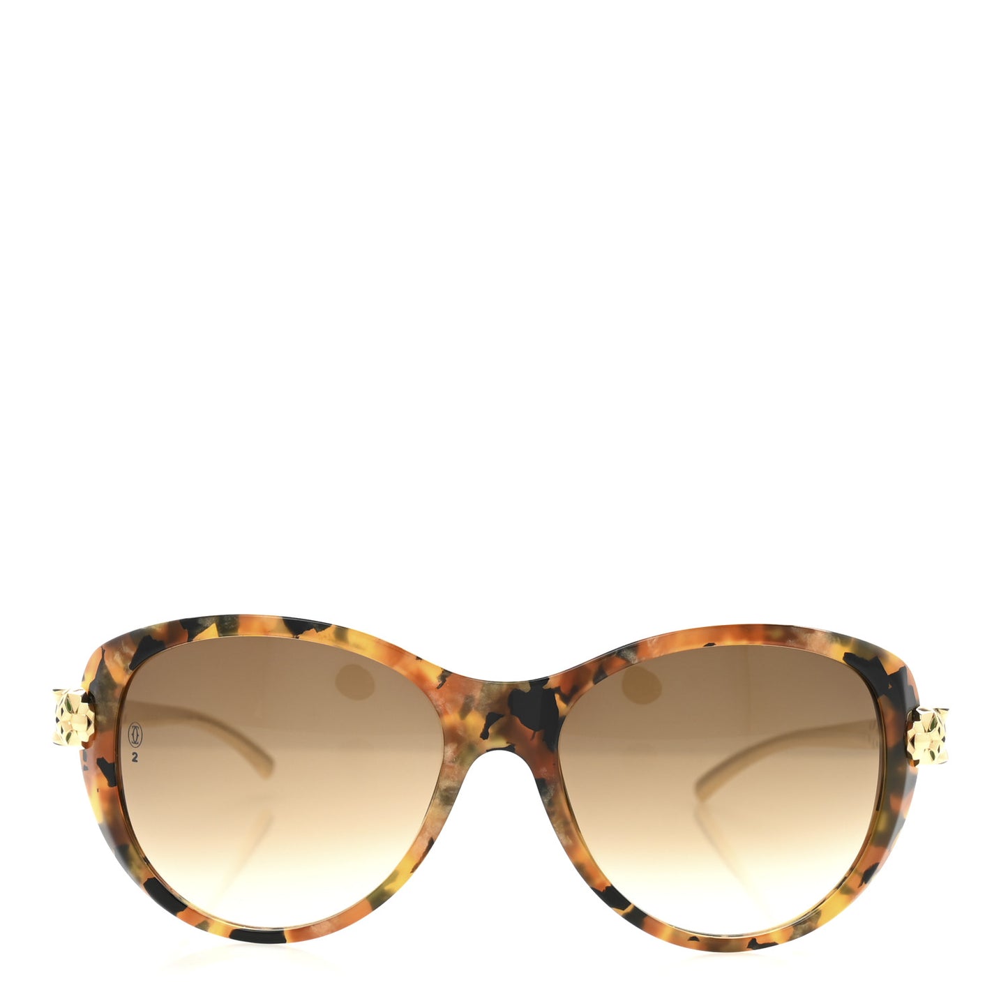 Panthere Wild De Cartier Sunglasses Tortoise