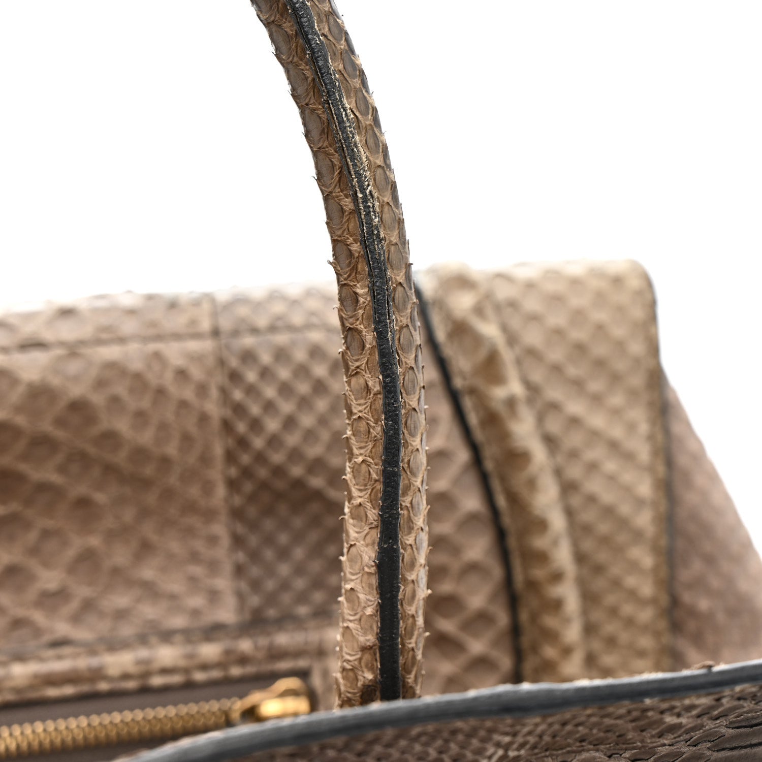 Celine Snakeskin Mini Luggage Grey 15 of 19