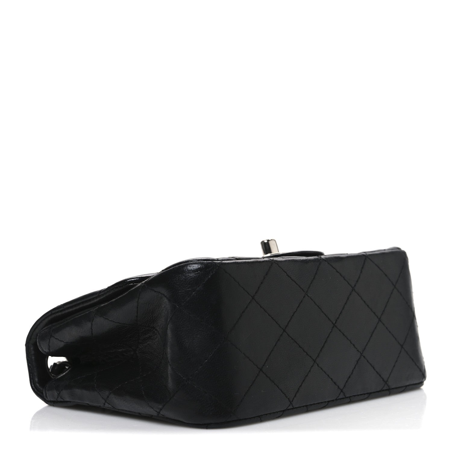 Chanel Lambskin Quilted Mini Square Flap Black 4 of 10
