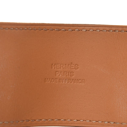 Hermes Barenia Collier De Chien CDC Bracelet L Fauve 5 of 7