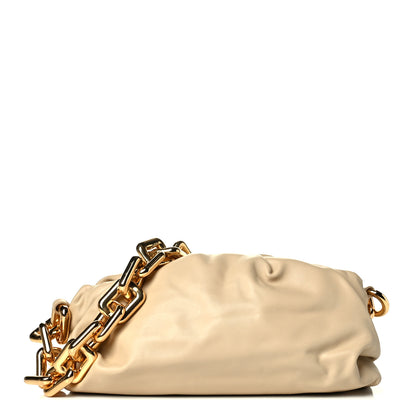 Bottega Veneta Calfskin The Pouch Chain Porridge 1 of 10