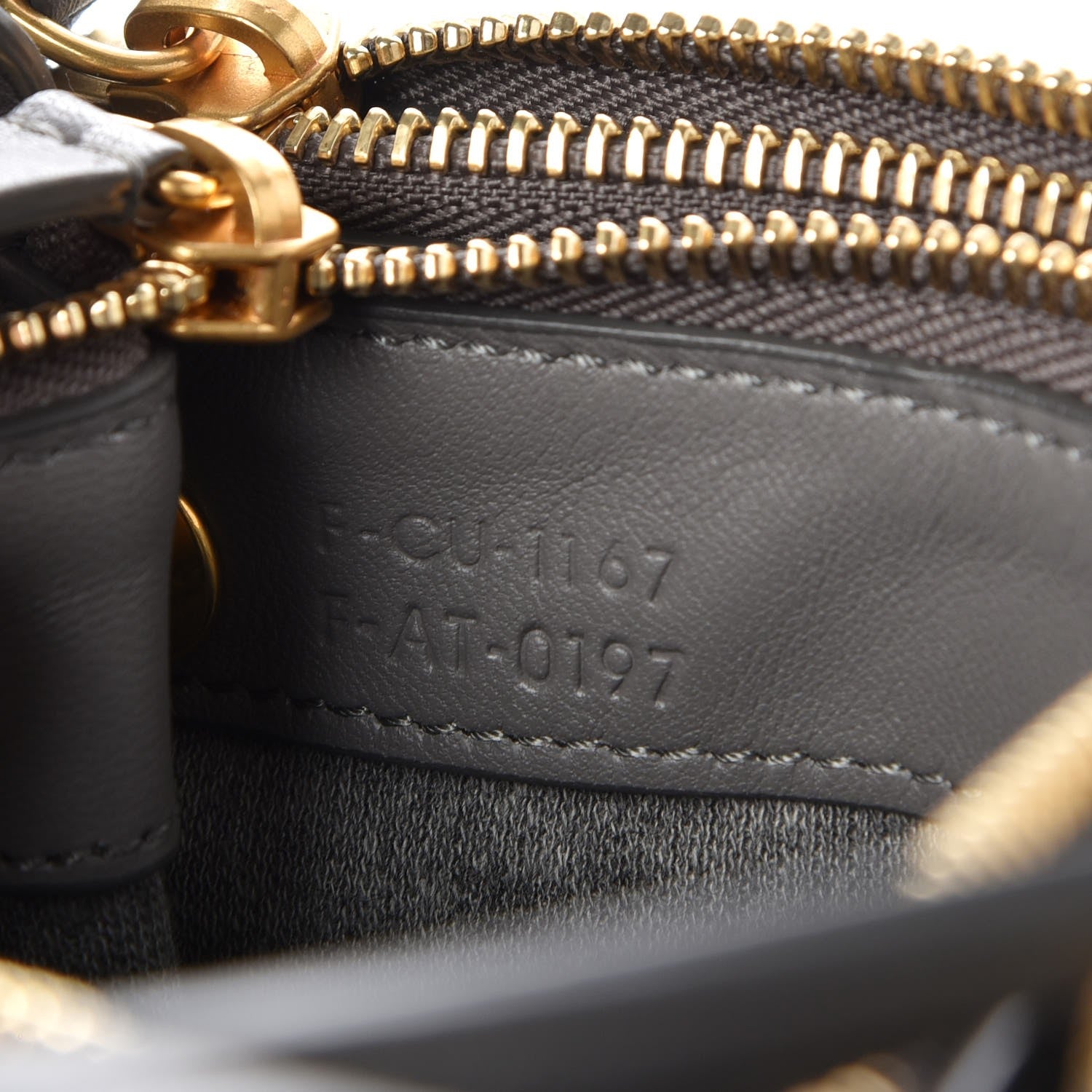 Celine Lambskin Small Trio Crossbody Bag Smoke 9 of 9