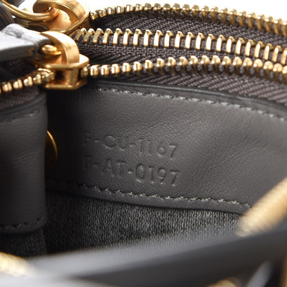 Celine Lambskin Small Trio Crossbody Bag Smoke 9 of 9
