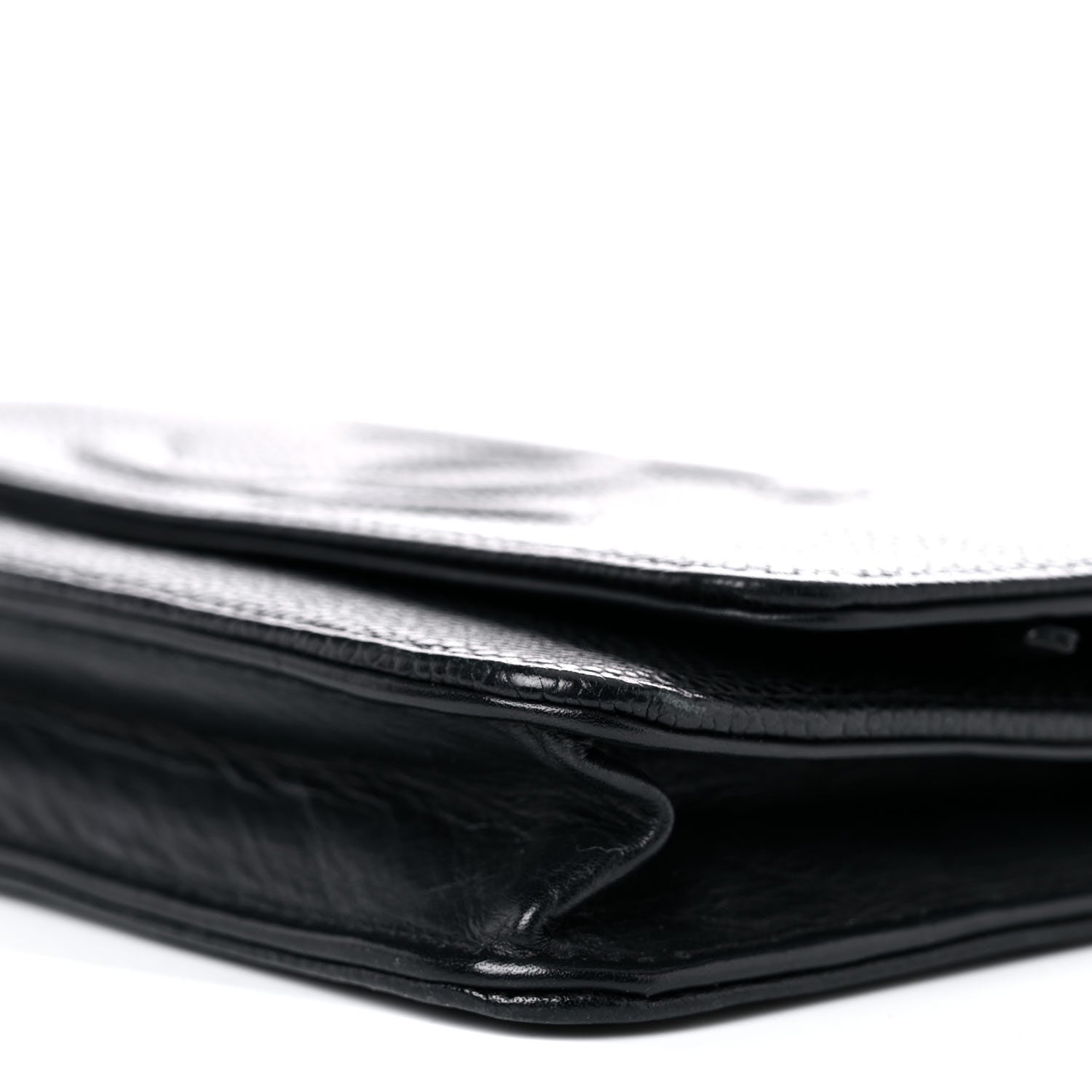 Chanel Caviar Timeless CC Wallet On Chain WOC Black 5 of 17