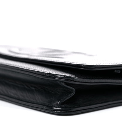Chanel Caviar Timeless CC Wallet On Chain WOC Black 5 of 17