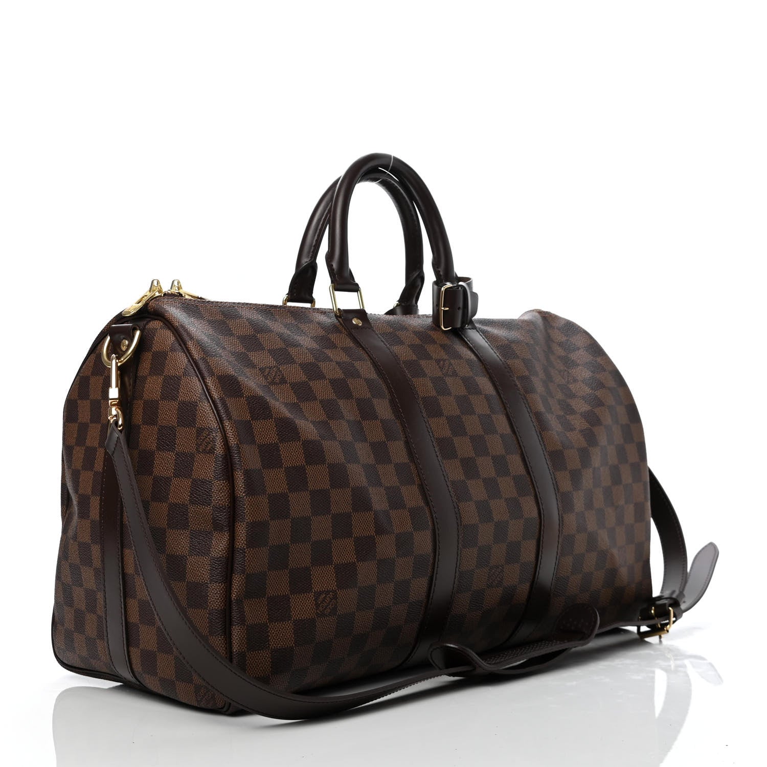 Louis Vuitton Damier Ebene Keepall Bandouliere 45 2 of 10