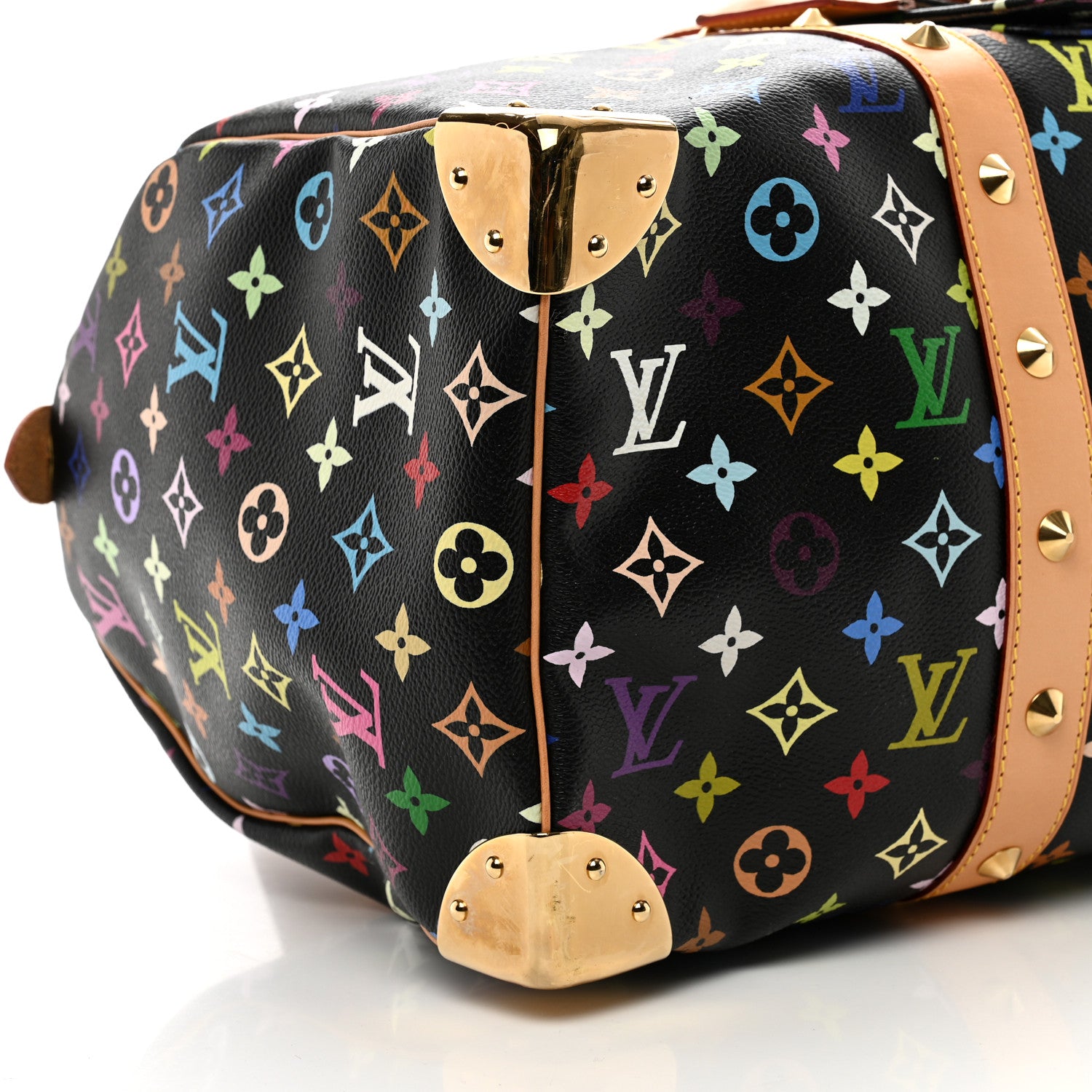 Louis Vuitton Monogram Multicolor Keepall 45 Black 6 of 11
