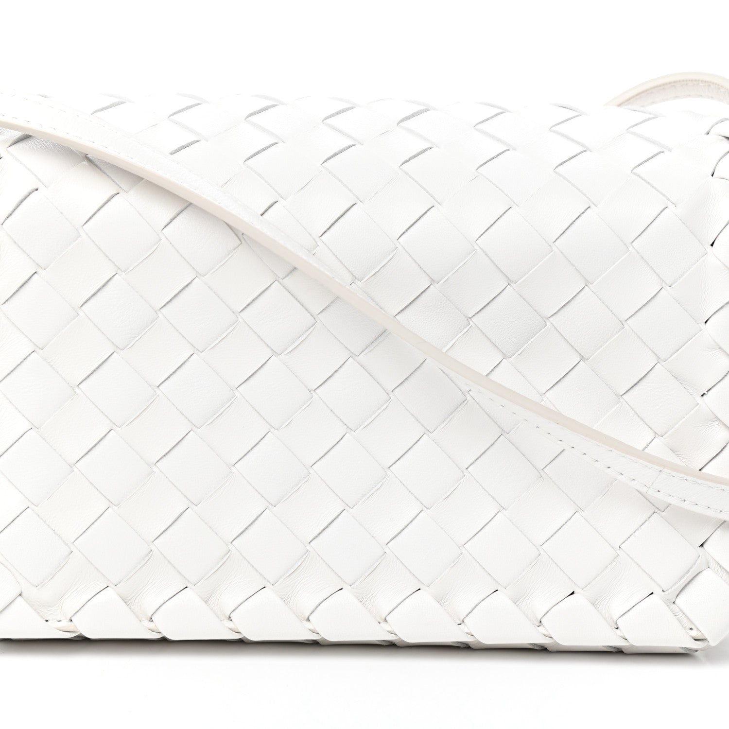 Bottega Veneta Nappa Intrecciato Crossbody White 7 of 9