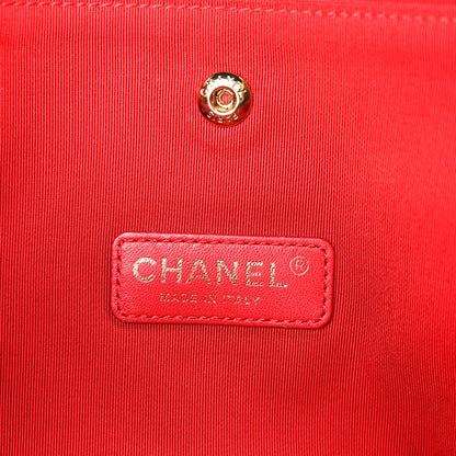 Chanel Jersey Quilted Jumbo Coco Sailor Flap Navy White Red 6 of 12