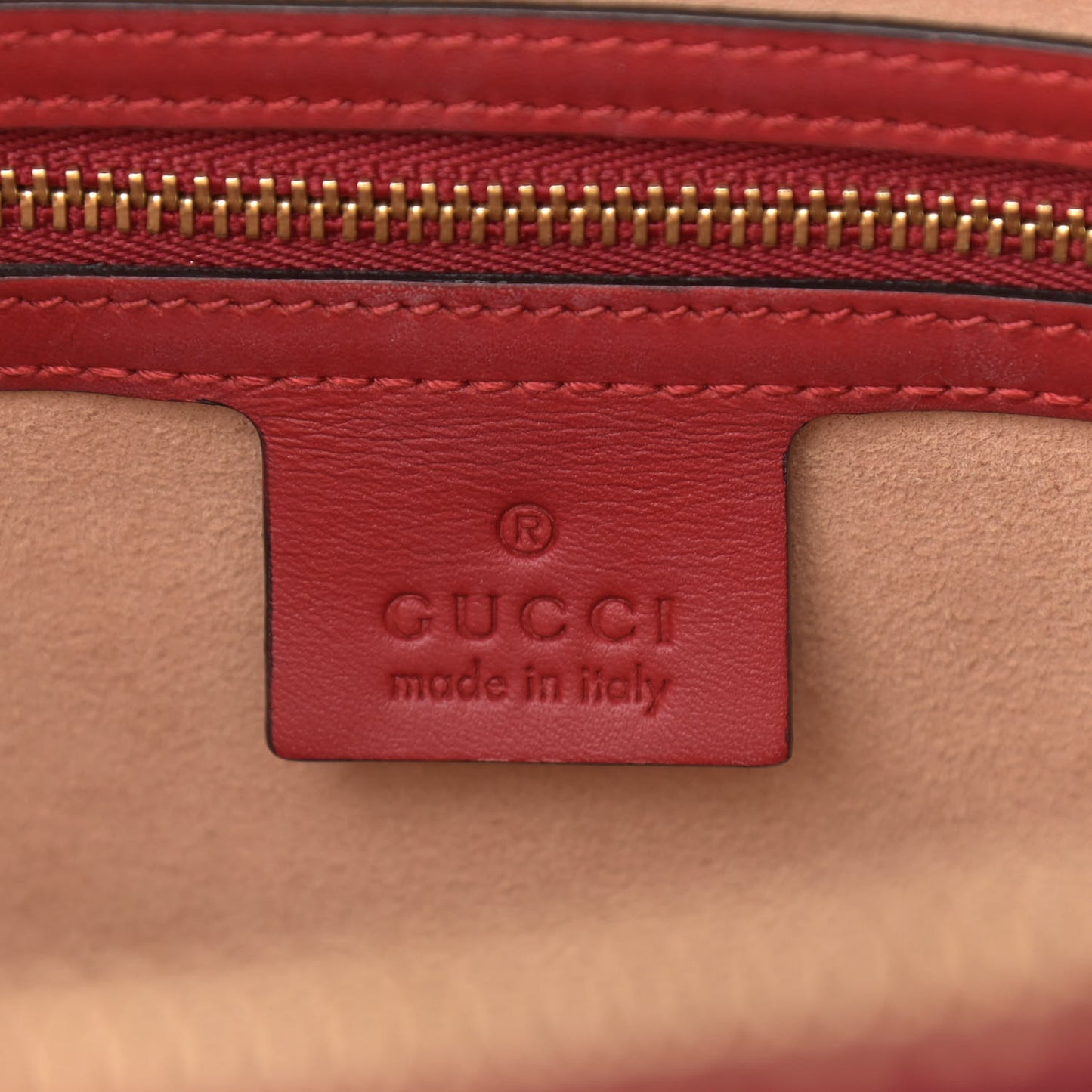 GG Supreme Monogram Medium Zippered Bucket Tote Beige Blue Hibiscus Red
