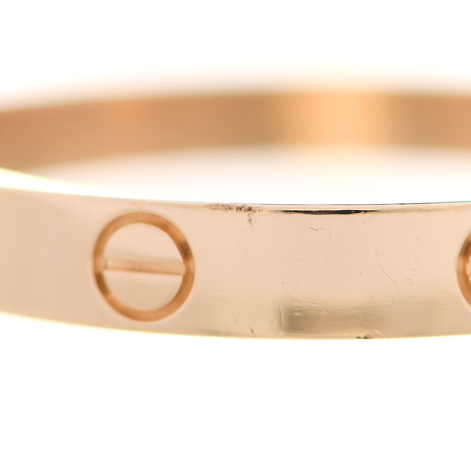 Cartier 18K Yellow Gold 3.5mm LOVE Wedding Band Ring 71 13.5 5 of 6