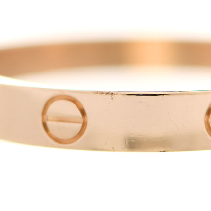 Cartier 18K Yellow Gold 3.5mm LOVE Wedding Band Ring 71 13.5 5 of 6