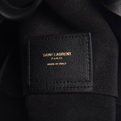 Saint Laurent Calfskin Large Shopping Tote Black 7 of 11