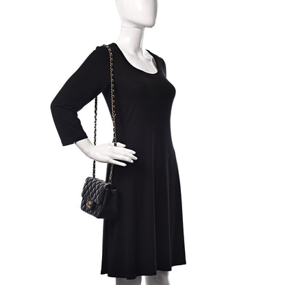 Chanel Lambskin Quilted Mini Square Flap Black 2 of 10