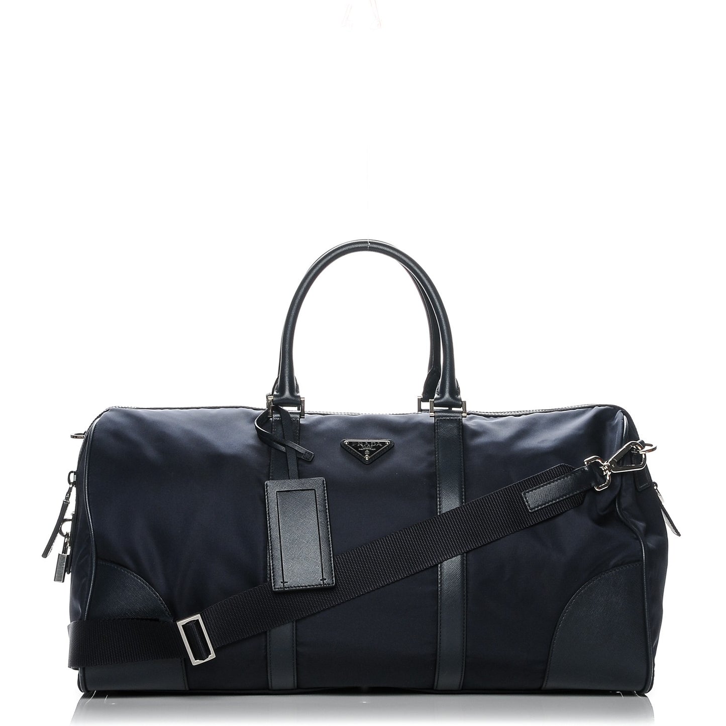 Tessuto Nylon Saffiano Duffle Blue
