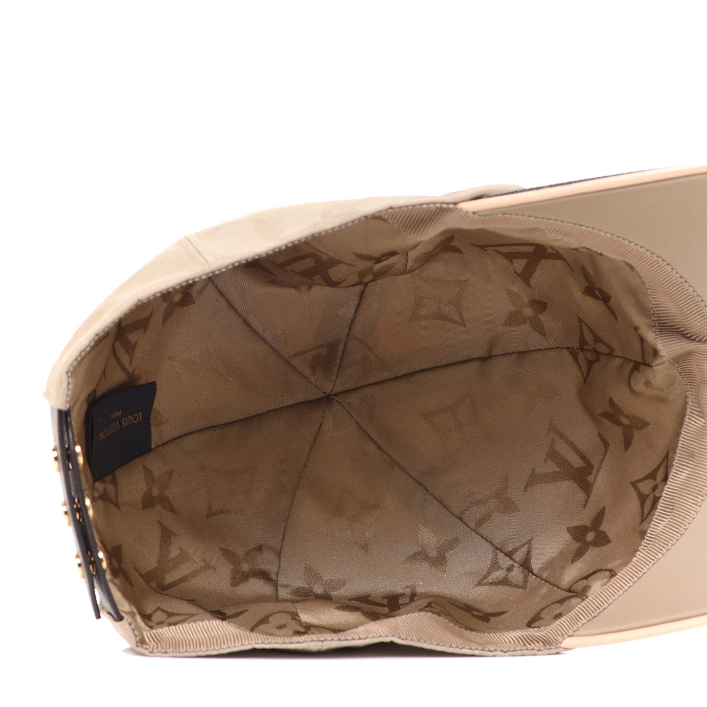Polyester Silk Monogram LV Get Ready Cap L