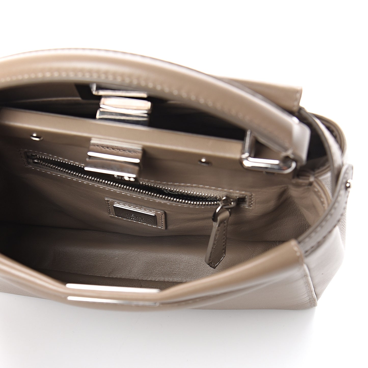 Nappa Mini Peekaboo Iconic Satchel Tortora