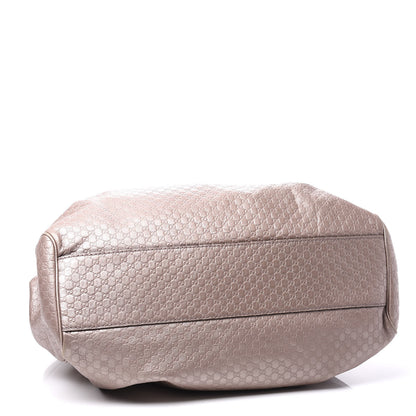 Gucci Metallic Microguccissima Large Sukey Tote Light Pink 3 of 13