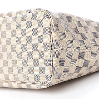 Louis Vuitton Damier Azur Neo Neverfull MM Rose Ballerine 11 of 13