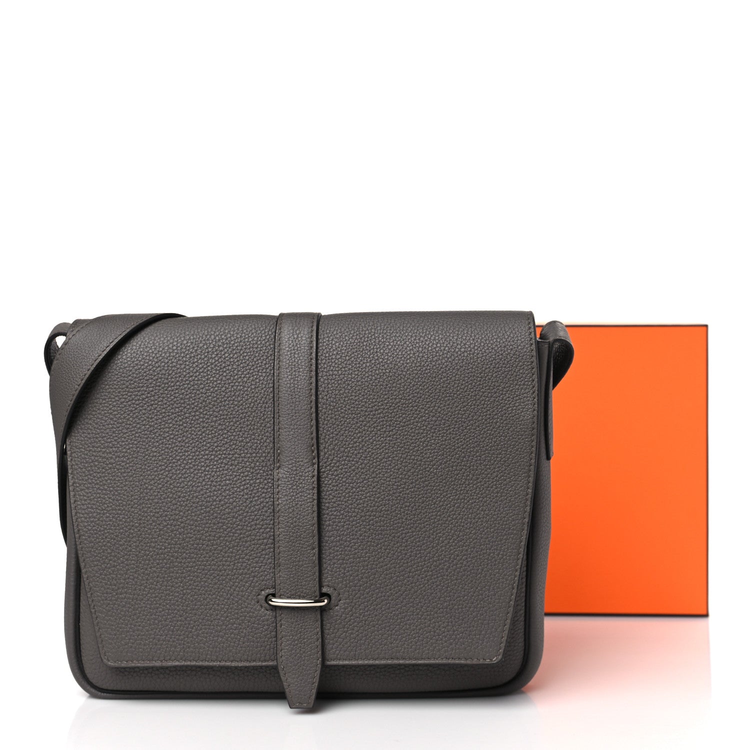 Hermes Togo Steve Light Messenger Etain 10 of 10