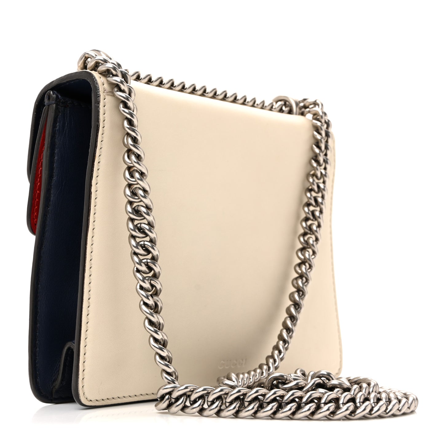 Calfskin Crystal Snake Embroidered Mini Dionysus Shoulder Bag Mystic White Hibiscus Red Blue Agata