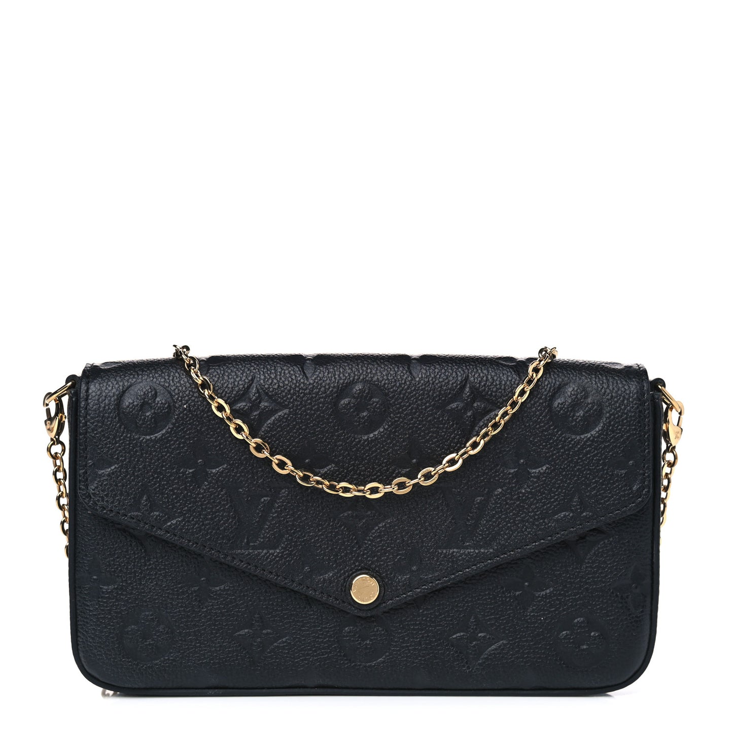 Empreinte Pochette Felicie Chain Wallet Black