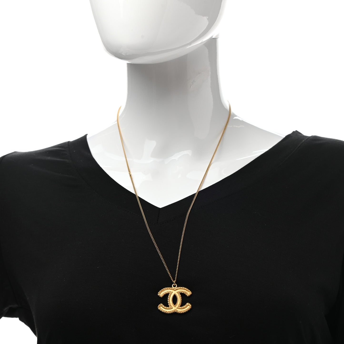CC Necklace Matte Gold