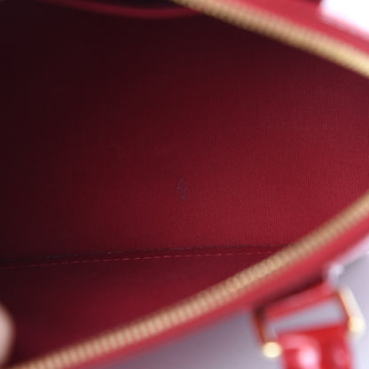 Louis Vuitton Vernis Alma BB Pomme D'Amour 13 of 15