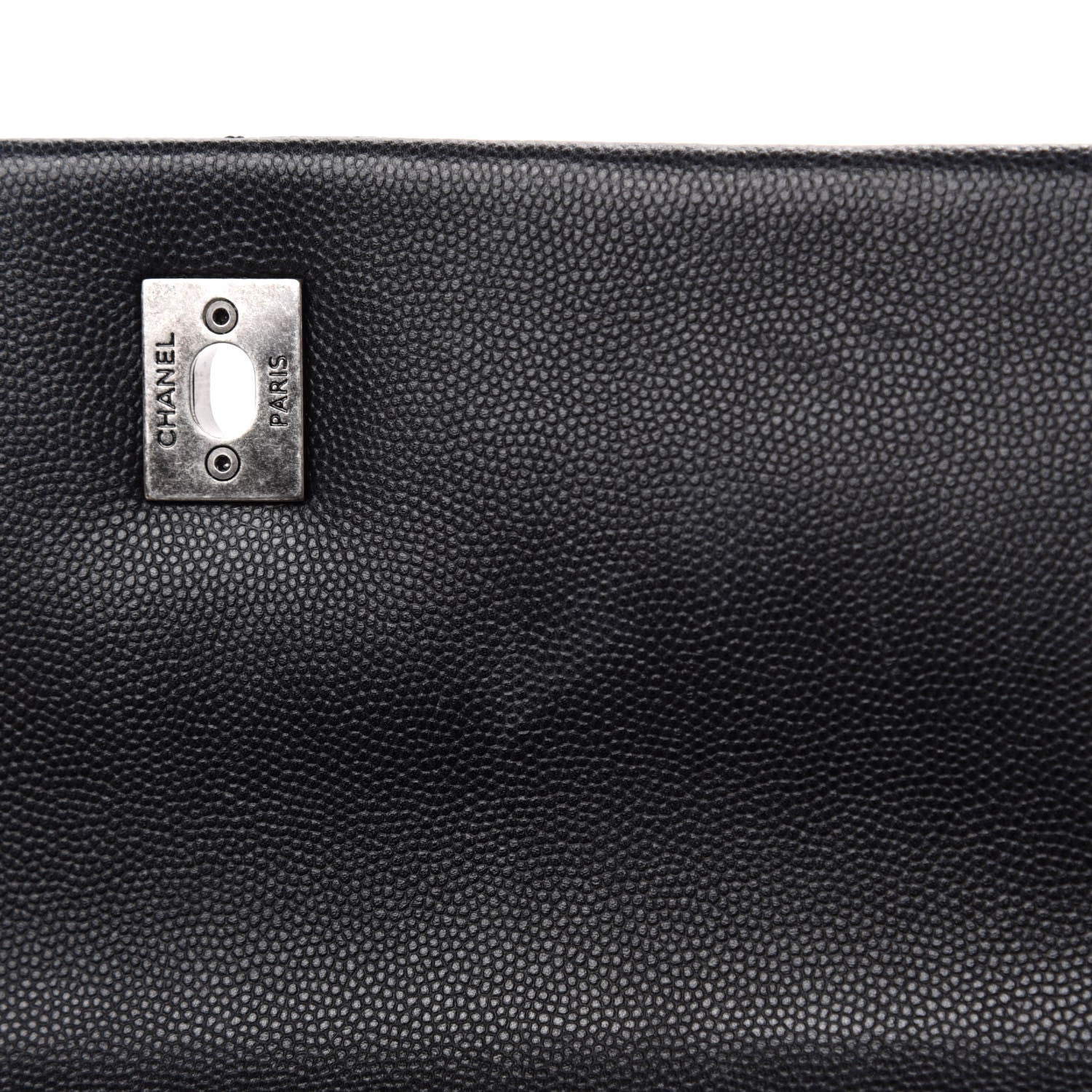 Chanel Caviar Lizard Quilted Small Coco Handle Flap Black 11 of 17