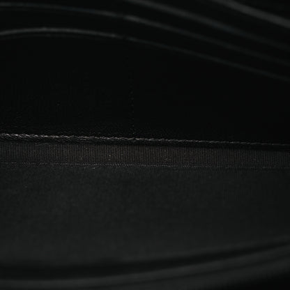 Chanel Lambskin Quilted Large Boy Gusset Flap Wallet Black 5 of 14