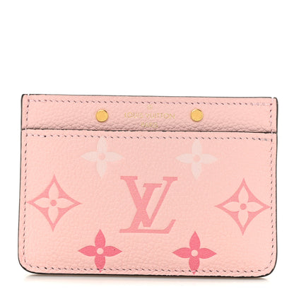 Louis Vuitton Empreinte Monogram Giant By The Pool Card Holder Bouton De Rose 1 of 8
