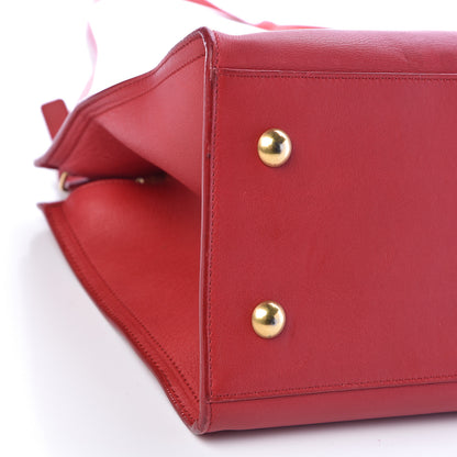 Saint Laurent Calfskin Small Classic Y Cabas Rouge Orient 12 of 13