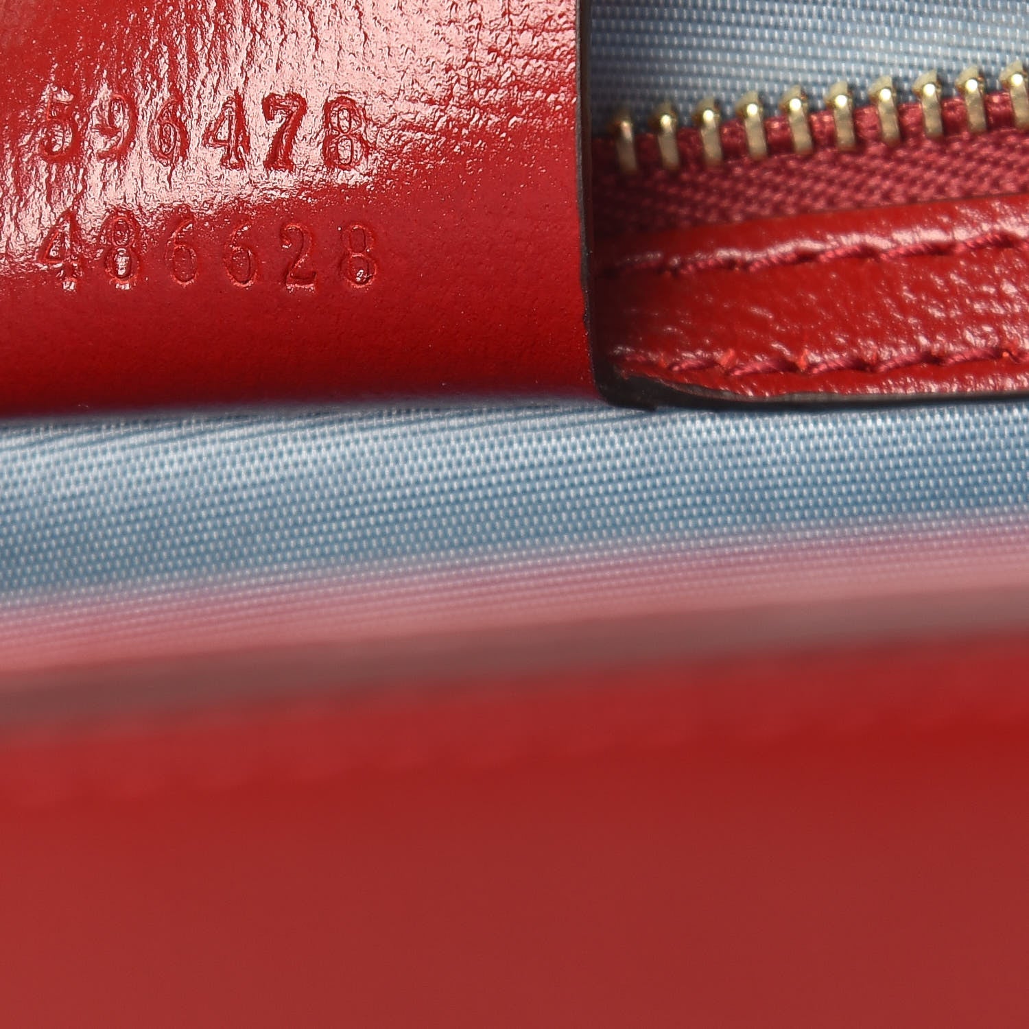 Gucci Textured Calfskin Silk Scarf Medium Torchon GG Ring Shoulder Bag Red 7 of 10