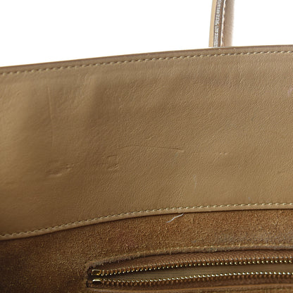 Saint Laurent Calfskin Large Sac de Jour Carryall Tan 9 of 24