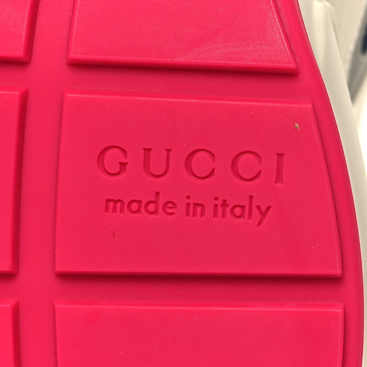 Gucci GG Supreme Monogram Mix Monogram Mens Rhyton Sneakers 9 London Blue Beige Sun Yellow 6 of 8