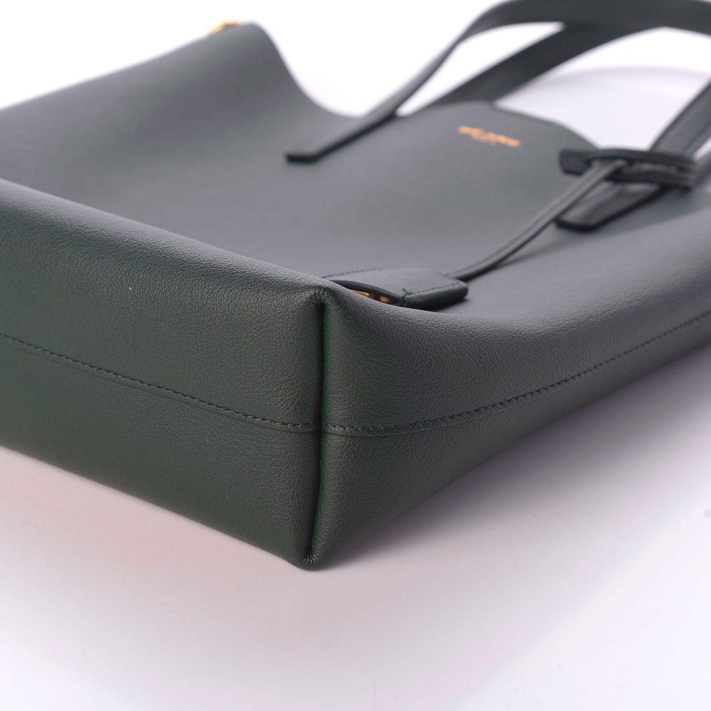 Calfskin Toy Shopping Tote Dark Green